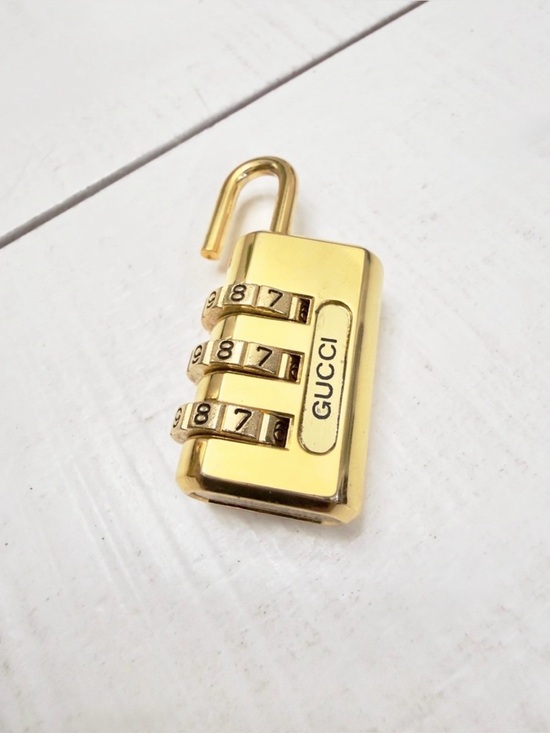 Gucci Jewelry - Gucci Gold Combination Padlock Vintage